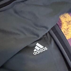 Adidas Charcoal Joggers with Logo